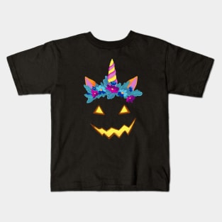 Halloween Funny Jack o lantern Pumpkin Kids T-Shirt